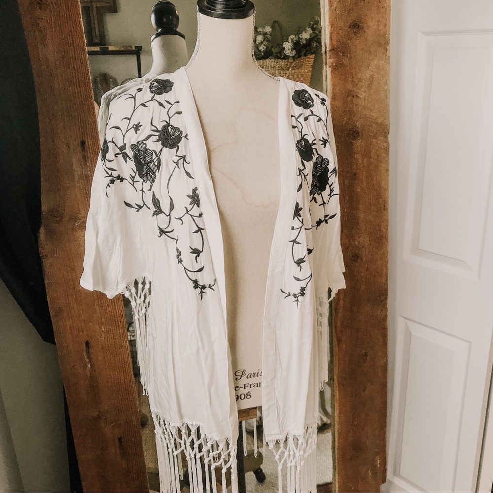 Embroidered Kimono